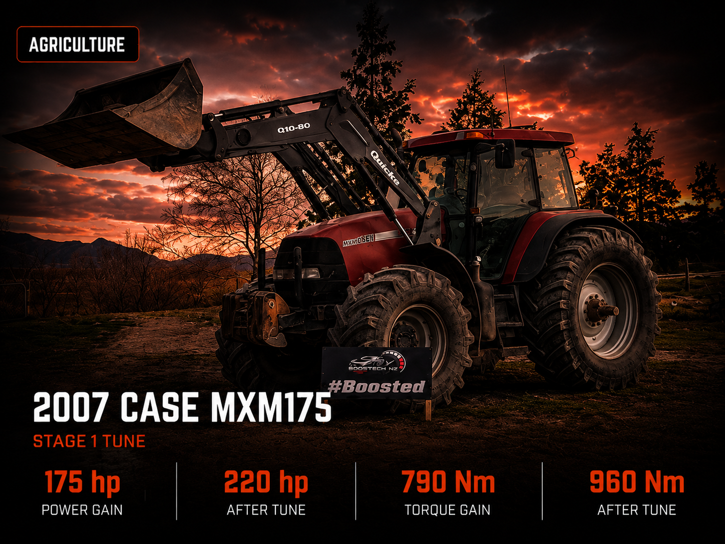 Case MXM175 Tractor ECU Tune